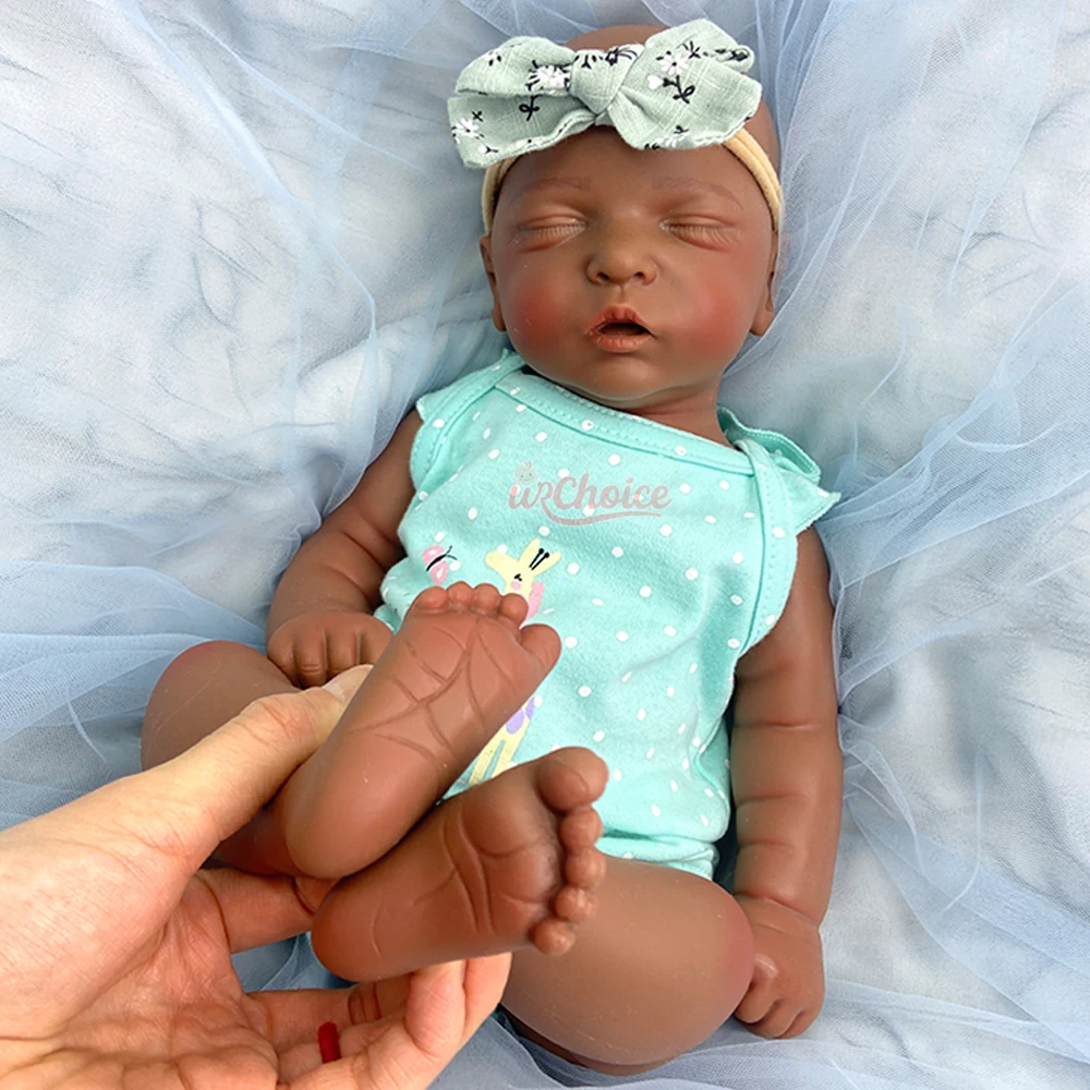 42cm Silicone Renaissance poupée douce imperméable vivante bébé fille parentalité préparation poupée pratique réaliste pour les couples enceintes