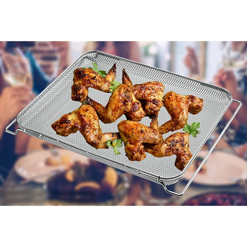 2025-2X Replacement Air Fry Basket For Ninja Foodi DT251 DT201 DT200 Air Fryer Oven,Stainless Steel Air Fryer Oven