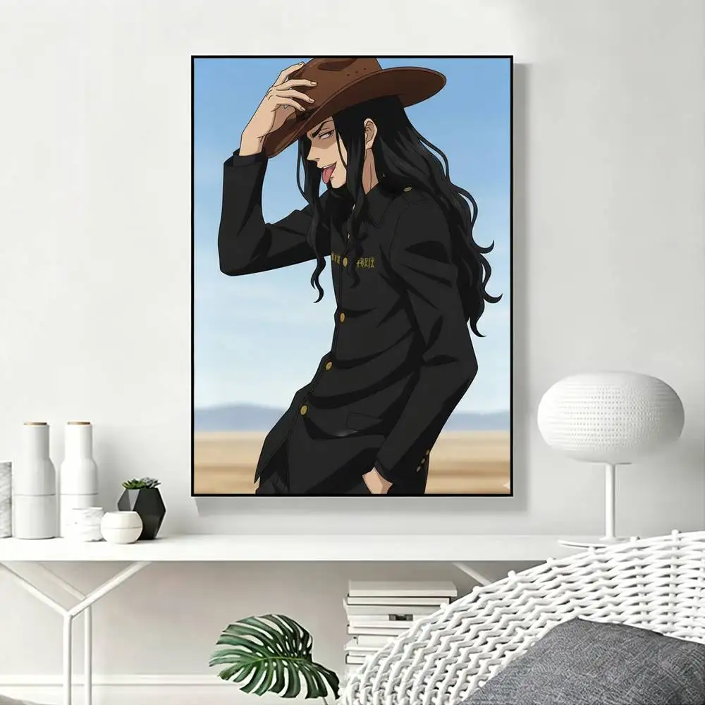 K-Keisuke B-Baji T-Tokyo R-Revengers Poster Waterproof Wall Art Sticker For Living Room Vintage Decor High Quality Print Gift