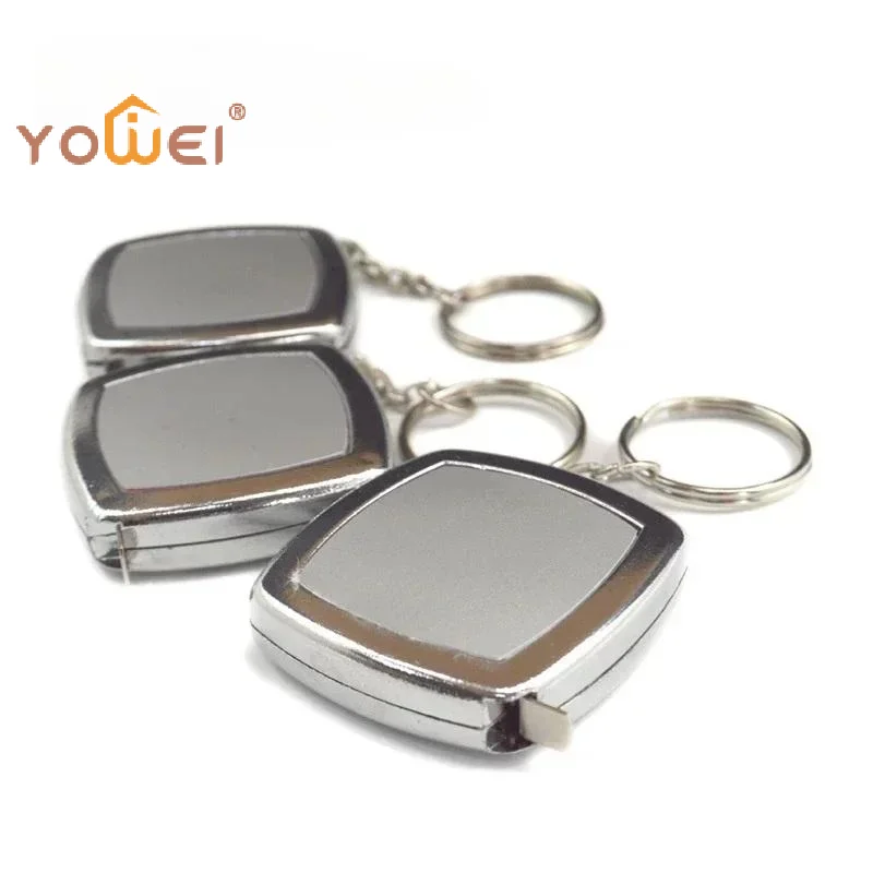 Latest 2M Mini Tape Key Chain Portable Cute Small Steel Tape Woodworking Measuring Hand Tools Festive Exquisite Small Gifts