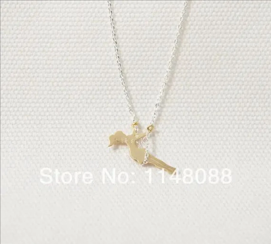 Fashion Gold Silver Cute Beautiful Girl Swing Necklace