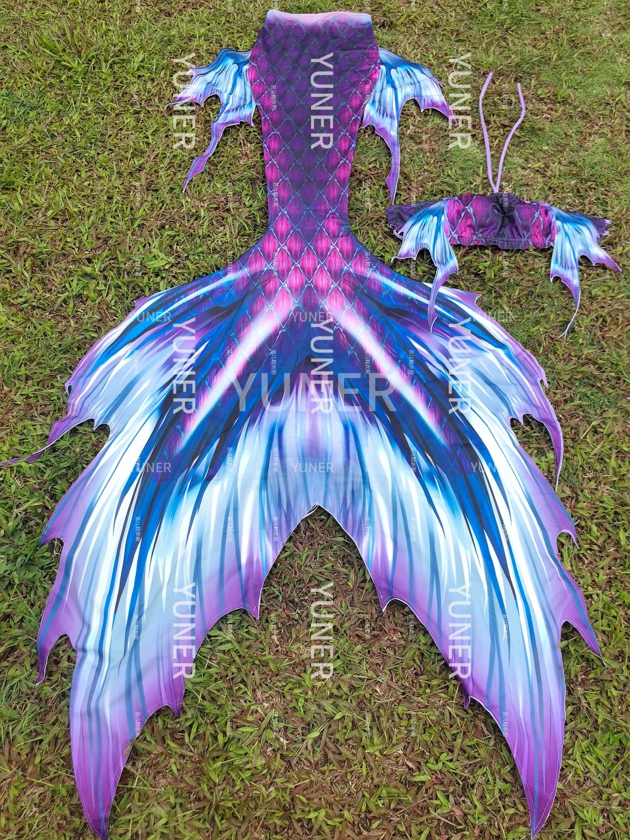 Rue のカスタマイズされた水族館マーメイドテール水着 HD フィッシュテール撮影ダイビングフリーダイビングマーメイドコスチューム