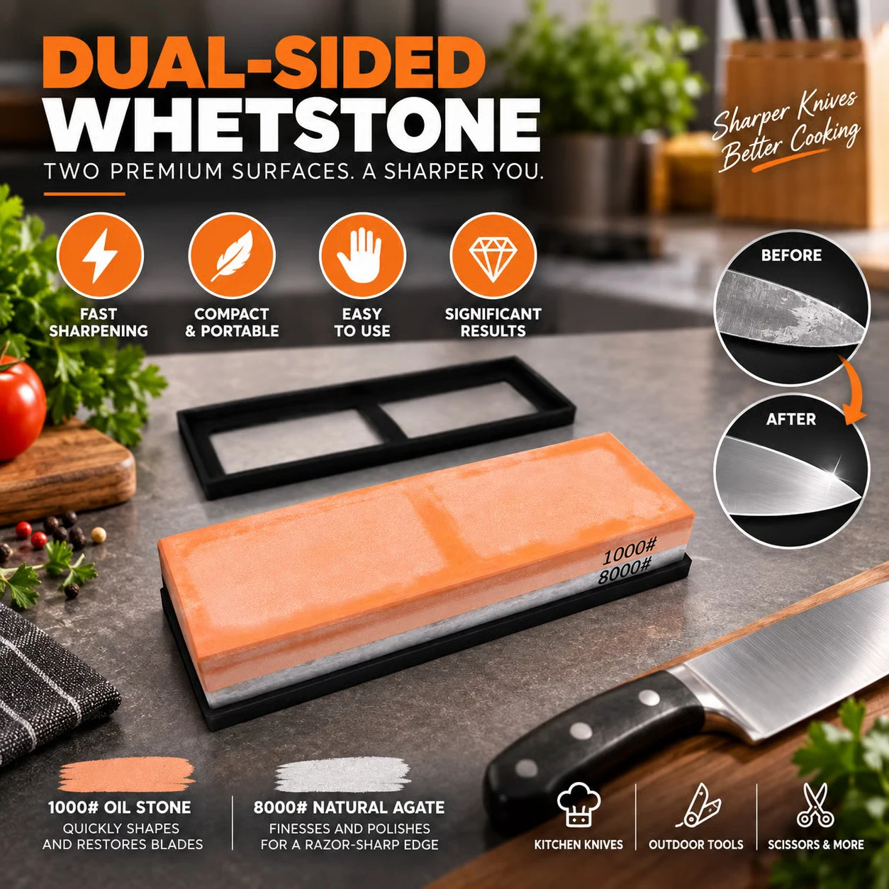 2026 Nueva piedra de afilar de - Sharpening Stone Whetstone reseña y precio