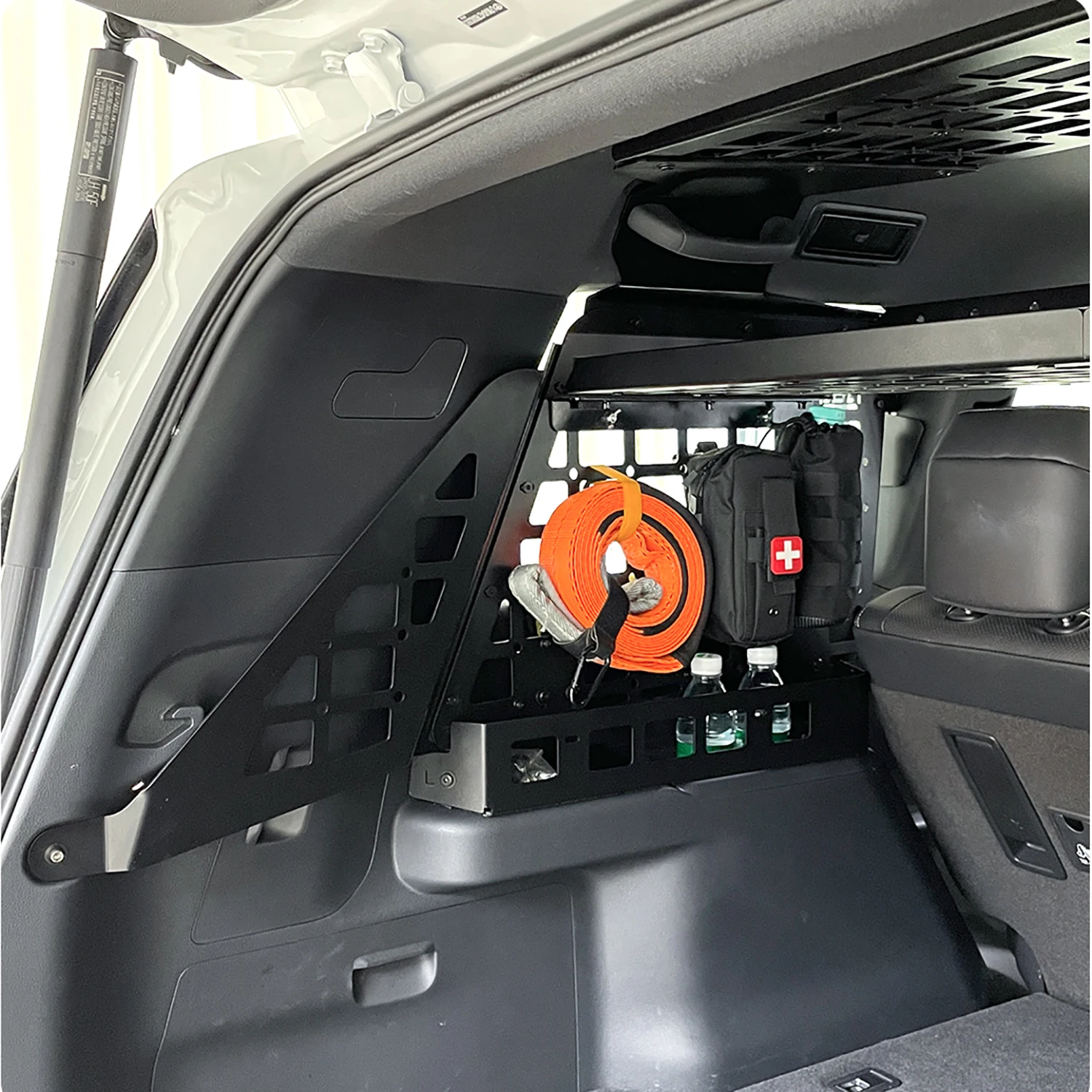 For Toyota Land Cruiser J250 Prado LC250 2024-2025 Molle Panel Side Panel Center Shelf Roof Rear Trunk Cargo Organizer Kit