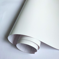 Premium White Matte Vinyl Auto Self Adhesive Film Car Body Wrap Vehicle Foil Sticker Computer Decal Laptop Skin Air Bubble Free