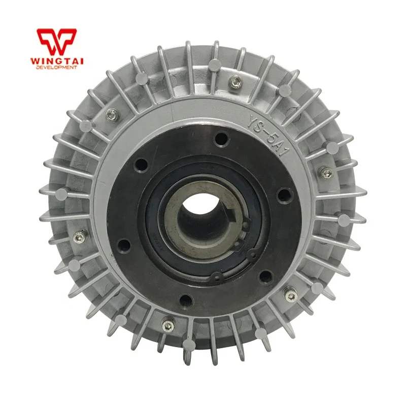 Embrague de polvo magnético de enfriamiento natural