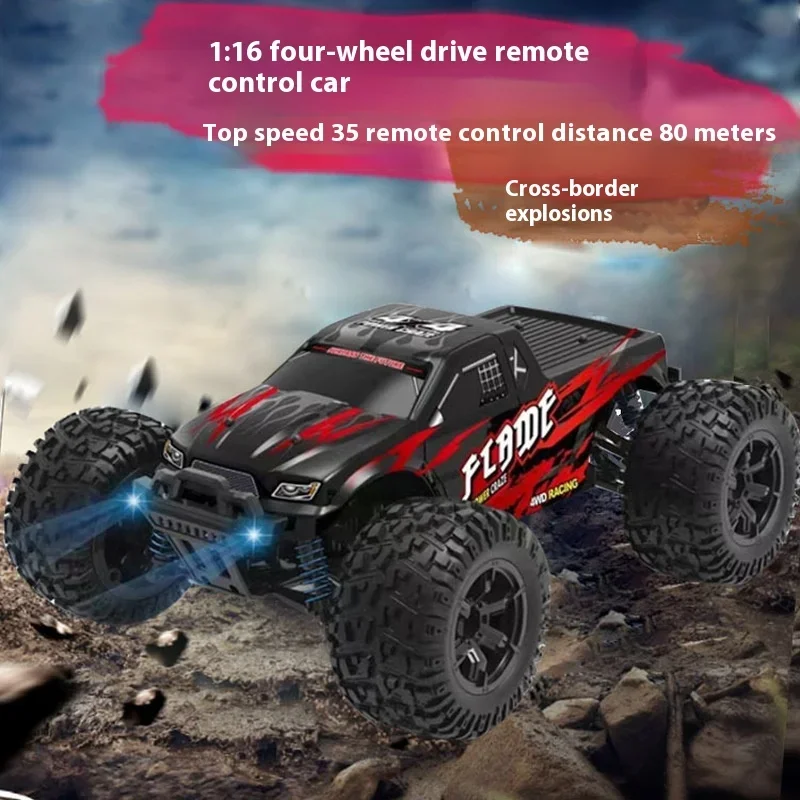 

Cross Border Remote Control Car Toy Boy Drift Racing Four-Wheel Drive 1:16 Full Scale High-Speed Remote Control Off-Road Vehicle