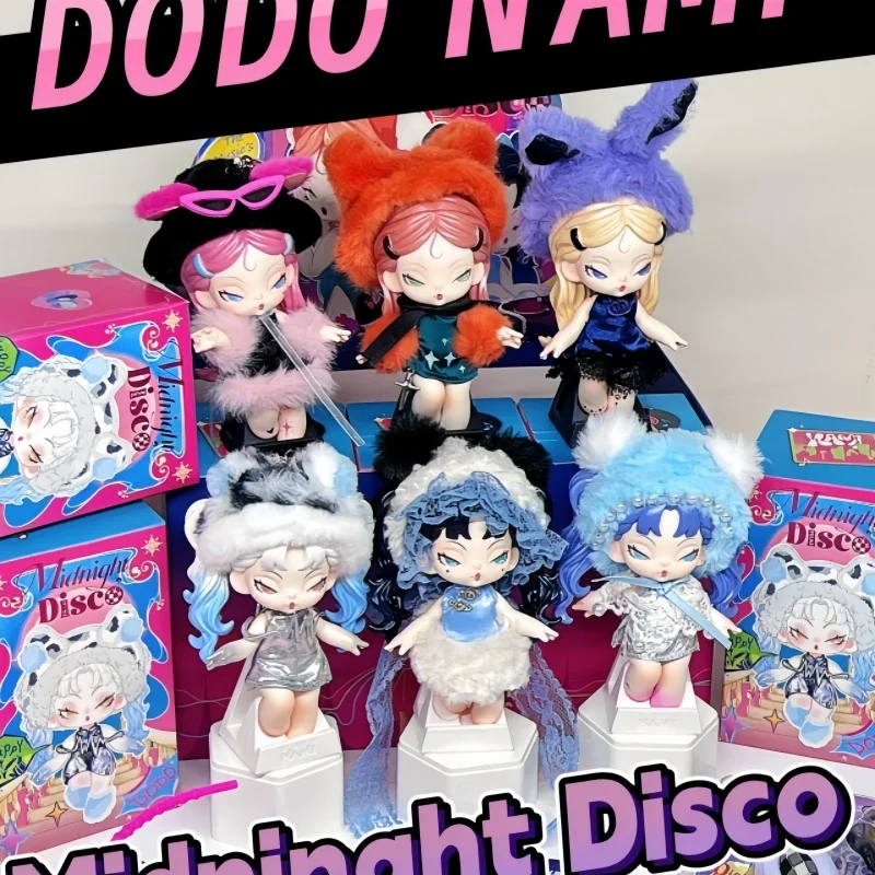 

New Genuine Dodo Nami Midnight Disco Series Vinyl Blind Box Toy Trendy Nami Kawaii Mystery Box Pendents Surprise Girl Gifts