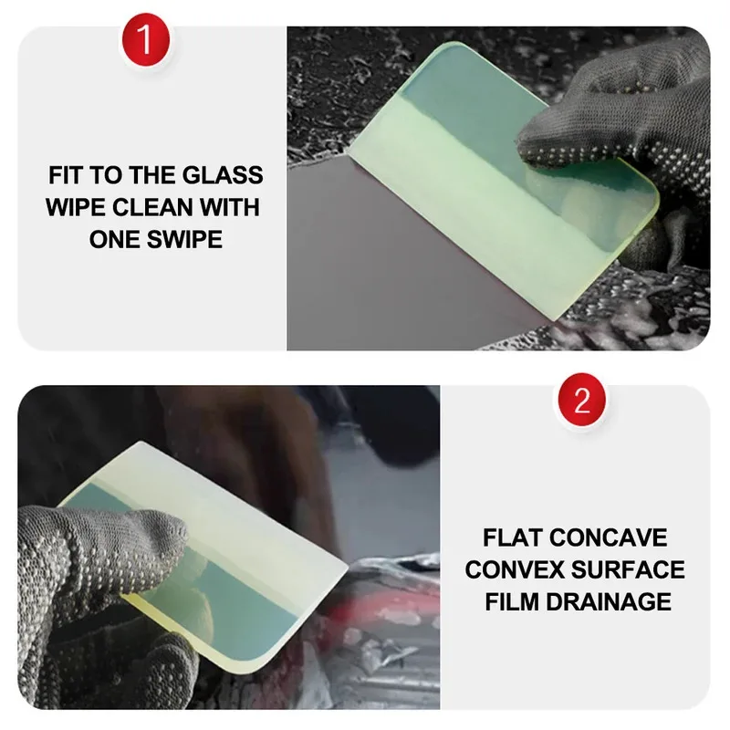 Car Film Wrapping Tool Film Scraper Window Tinting Wallpaper Protective Soft Bull Tendon Car Glass Clean Transparent Scraper view 6
