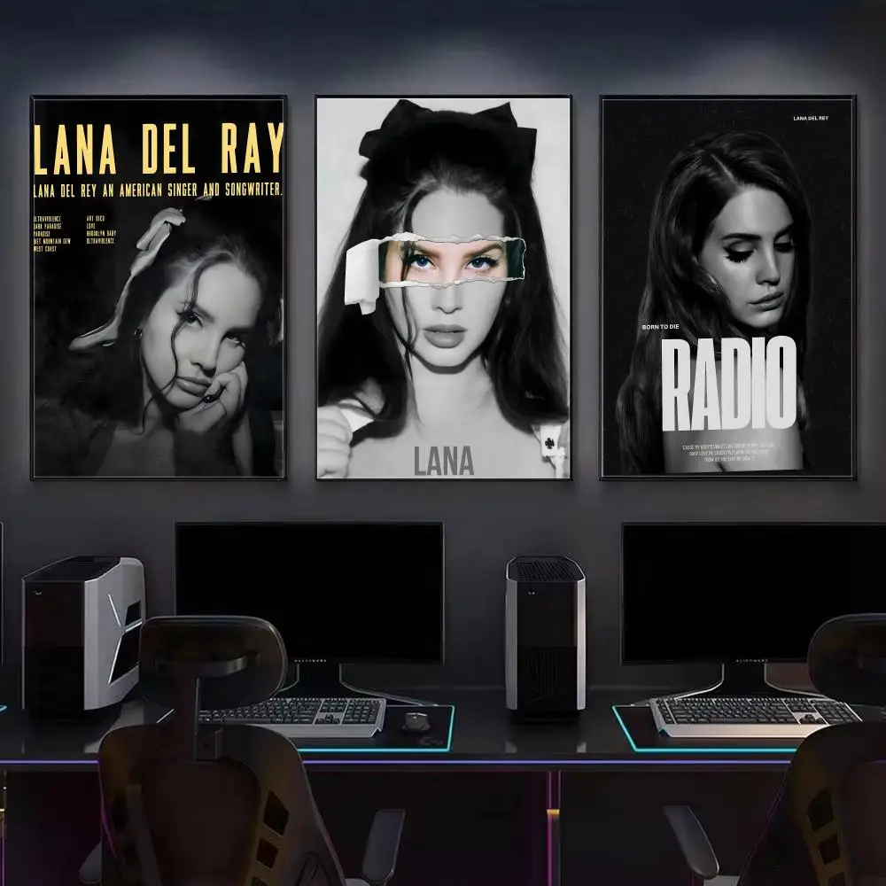 Poster Wall Art Print, Interior Wall Decor, Home & Office Decoration, Singer I-IANA DEL REY