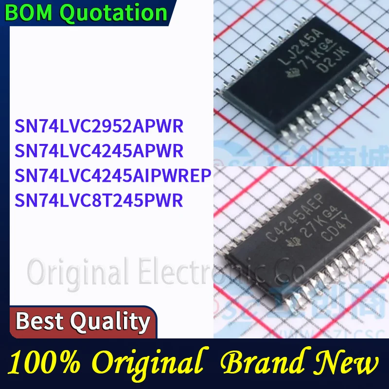 

5pcs/lot SN74LVC2952APWR SN74LVC4245APWR SN74LVC4245AIPWREP SN74LVC8T245PWR In stock Original High quality