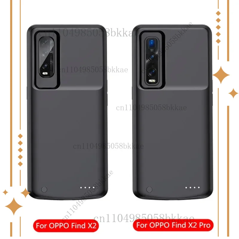 

10000mAh Battery Cases for OPPO Find X2 Pro Portable Charger Power Bank Extrenal Battery Cover for OPPO Find X2 Charging Case