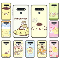 Soft Case for Realme 2 3 3I 5 5I 5S 6 6I 6S 7 7I C12 C17 Pro Black Cover DL-15 Cute PomPomPurin lovely