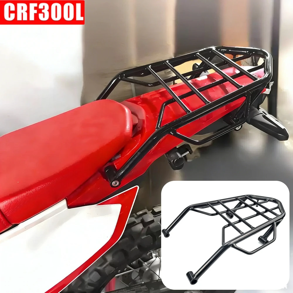 

CRF 300L 2025 Motorcycle Rear Luggage Carrier Rack Cargo Storage Support For HONDA CRF300L CRF300 Rally 2021-2025 2024 2023