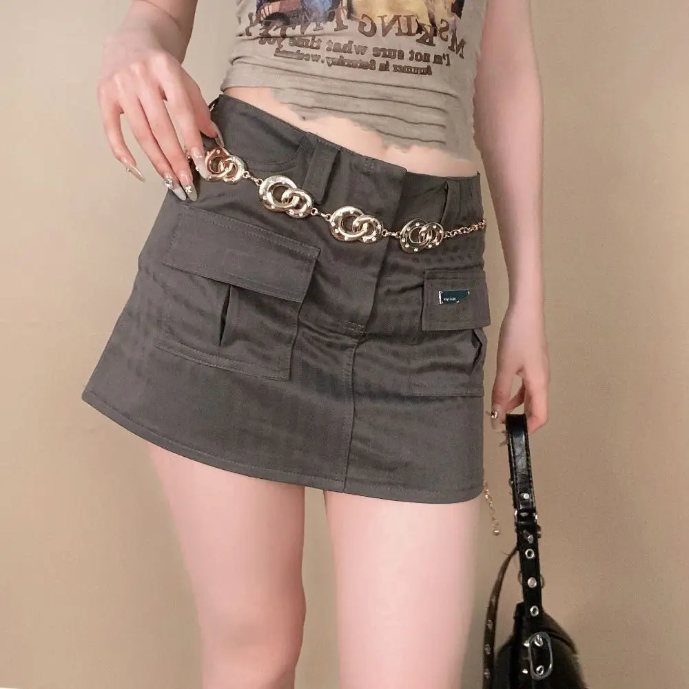 

Elegant Metal Circular Ring Waist Chain Gold/Silver Belly Chain Bohemian Body Chain Jewelry Accessory Waistband Dress Belt Chain