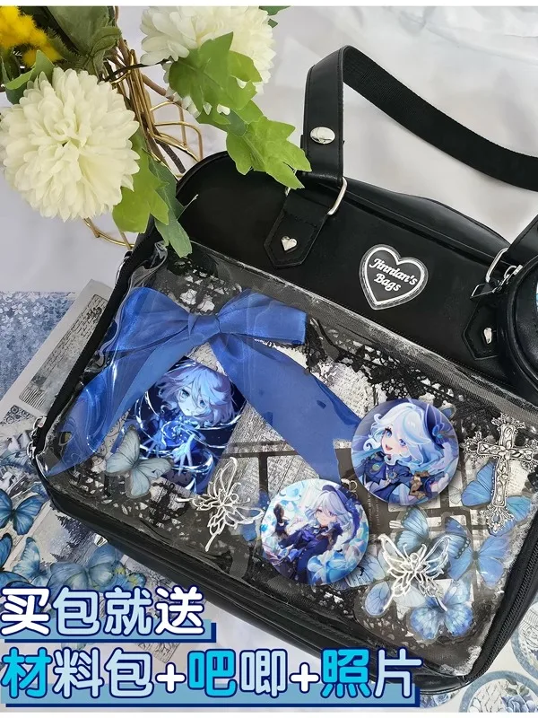 

Genshin Impact Furina аниме фигурка мультфильм модная сумка косплей большая сумка Itabag сумка аксессуары подарок на Хэллоуин