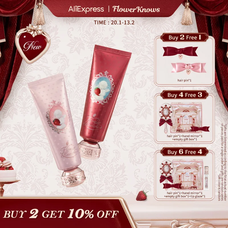 Ароматизированный крем для рук Flower Knows Strawberry Cupid Collection