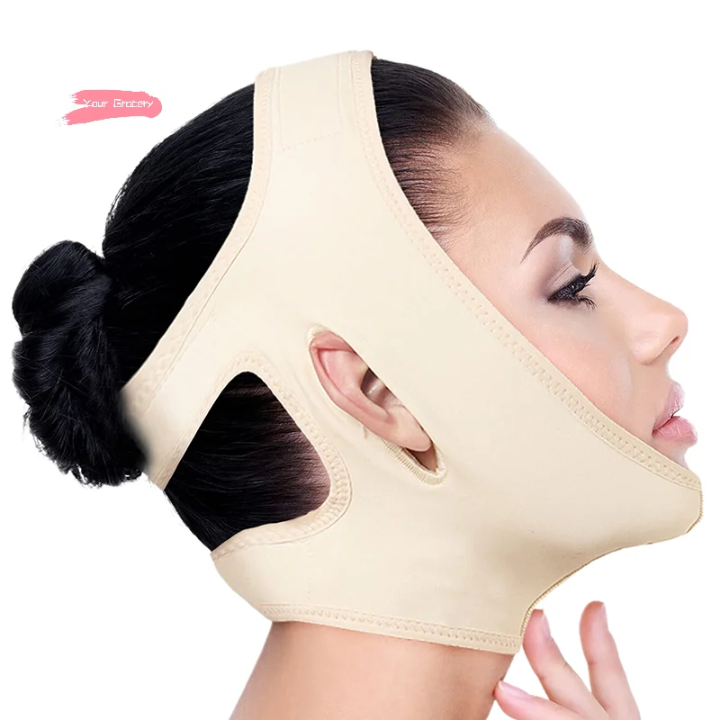 قناع وجه رقيق للوجه مع حزام تنحيف للرقبة والذقن ودعم الخد أداة تجميل لرفع الوجه للياقة البدنية #2