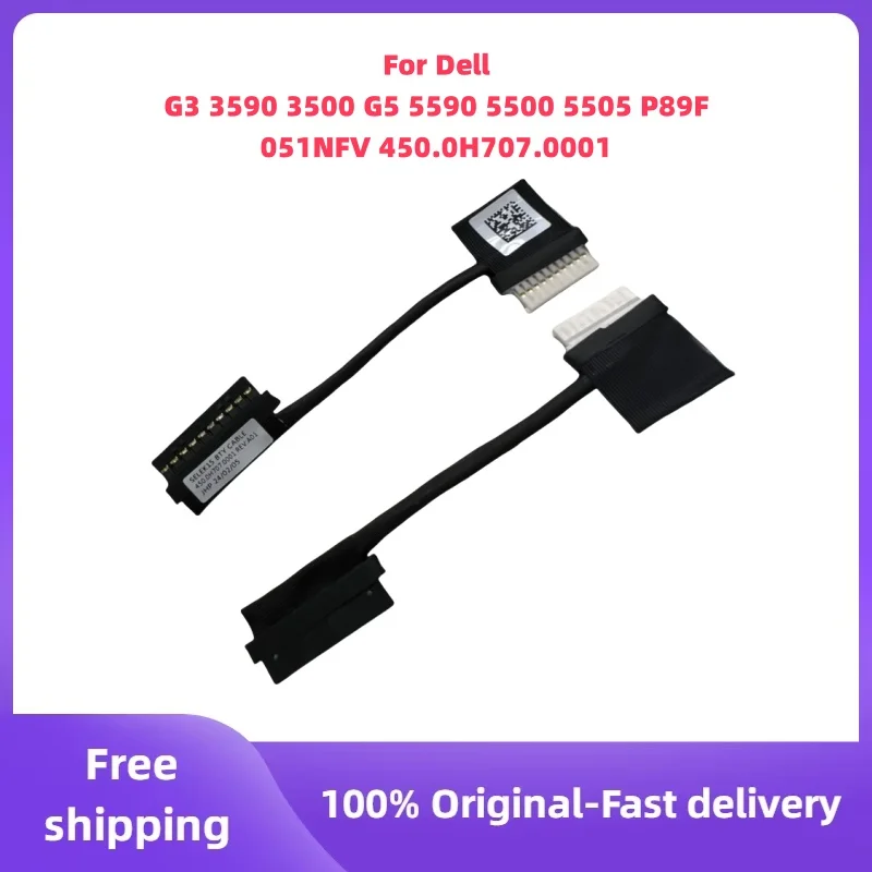 

Battery Flex Cable For Dell G3 3590 3500 G5 5590 5505 P89F laptop Battery Cable Connector Line Replace 051NFV 450.0H707.0001