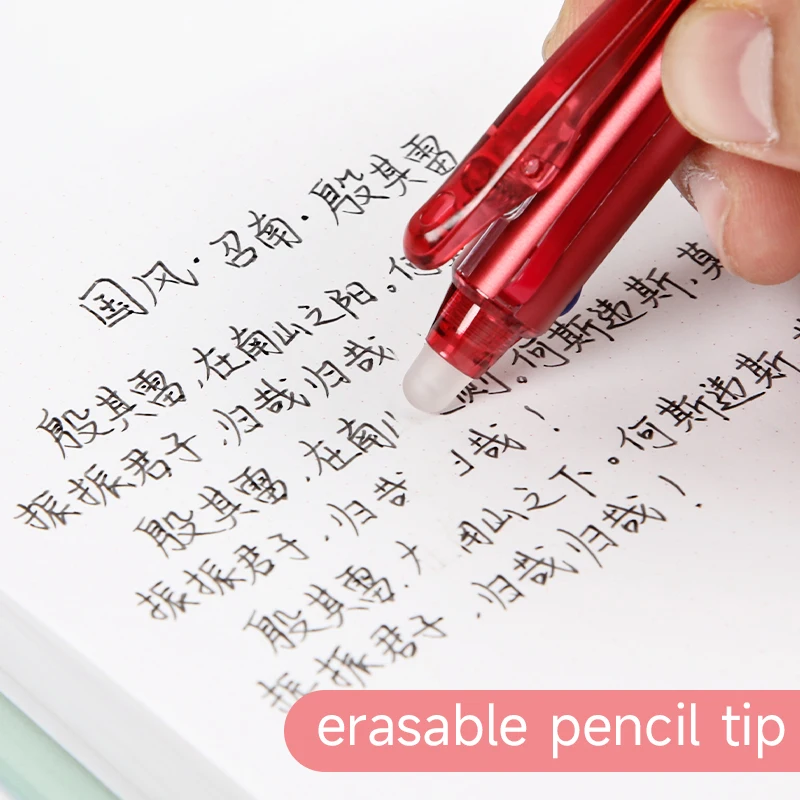 Japan Pilot 3-in-1 Erasable Pen, Red, Blue, Black, 0.5mm, Click Pen, Multi-Functional, Lkfb-60Ef/60Uf