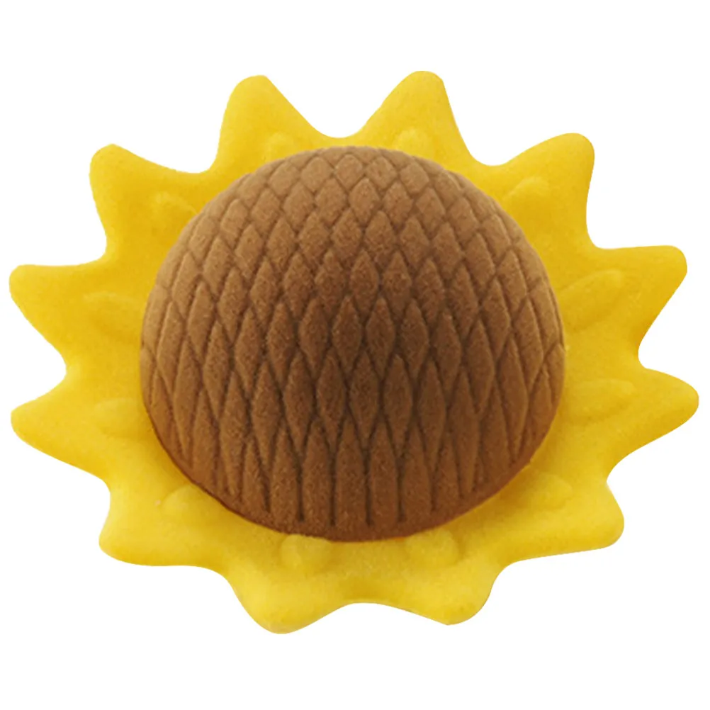 Sunflower Ring Box for Proposal Engagement Wedding Ceremony Ring Bearer Box Minimalist Lightweight Elegant Jewelry Gift