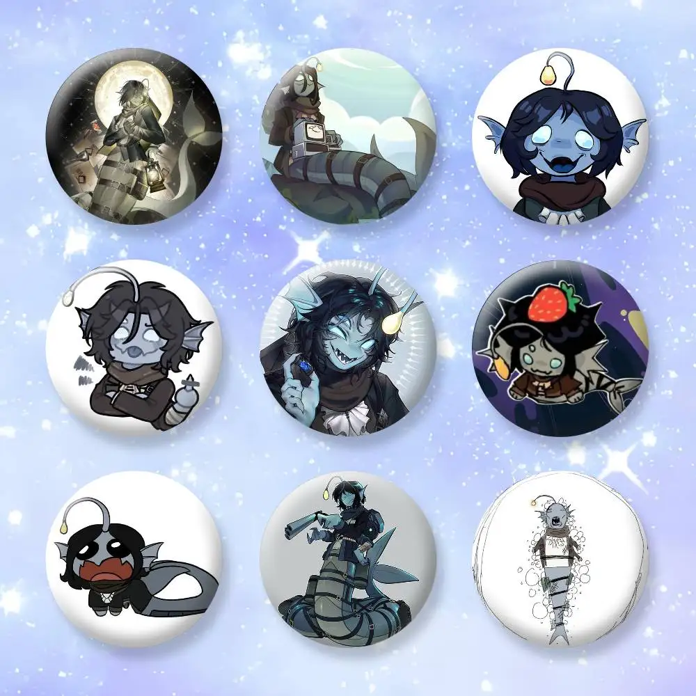

P-Pressure S-Sebastian Solace Badges Creative Tinplate Button PinsBrooch Badge Clothes Backpack