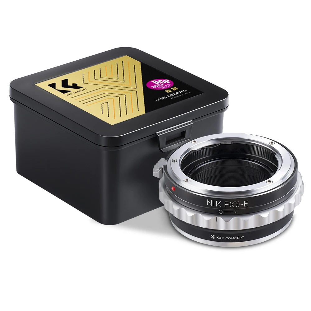 K&F Concept for Nikon G/F/AI/AIS/D Lenses to Sony E Lens Mount Adapter for Sony NEX-3 NEX-5 NEX-5R NEX-5N NEX-7 A7R Camera Body