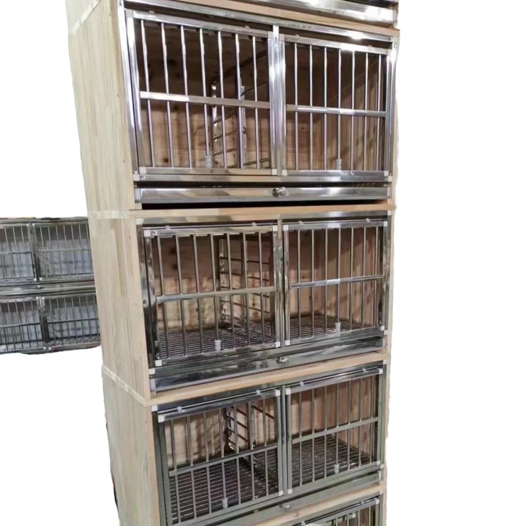 Stainless steel environmental protection pigeon cage breeding cage house nest box matching cage outdoor use pigeon supplies