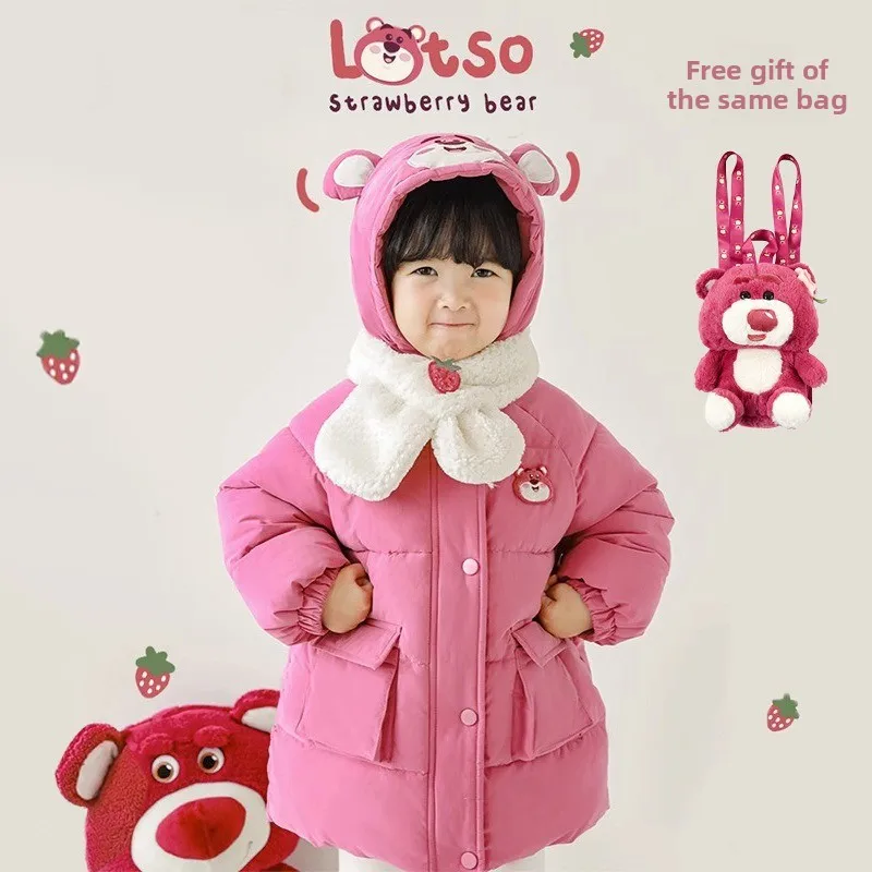 

Mickey Boys Winter Set, Fleece-Lined Thickened Cotton Puffer Coat for Toddlers & Kids Fashion Outfit