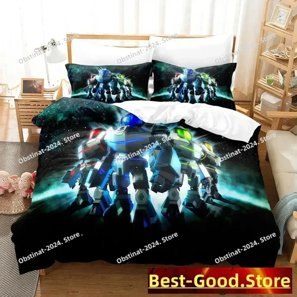 New Metroid Prime Bedding Set Single Twin Printed Bed Set With Pillowcase Duvet Cover Soft Single Double Queen Super King Size view 2