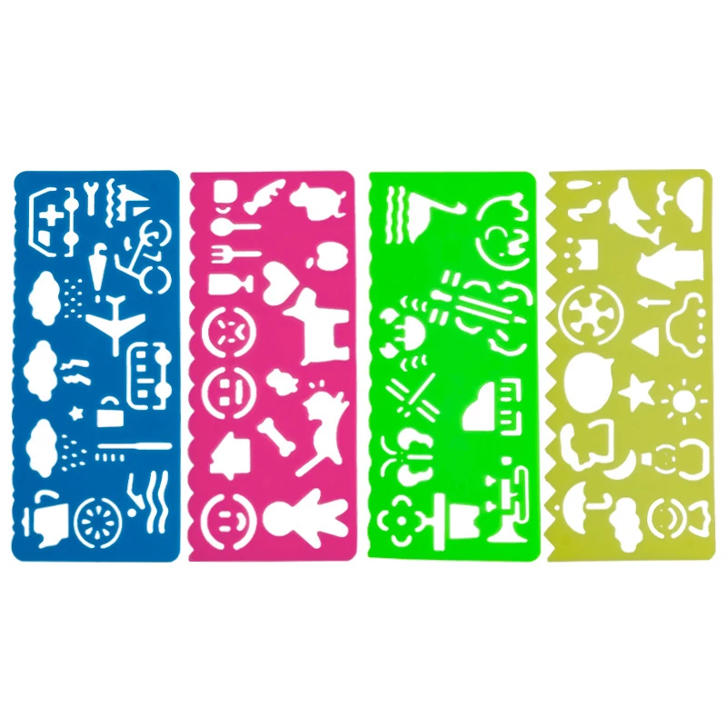 مجموعة فن ورق الخدش للأطفال ، ألعاب رسم ، هدية ذاتية الصنع للفتيان والفتيات ، خدشها على الورق ، 4 قوالب #4