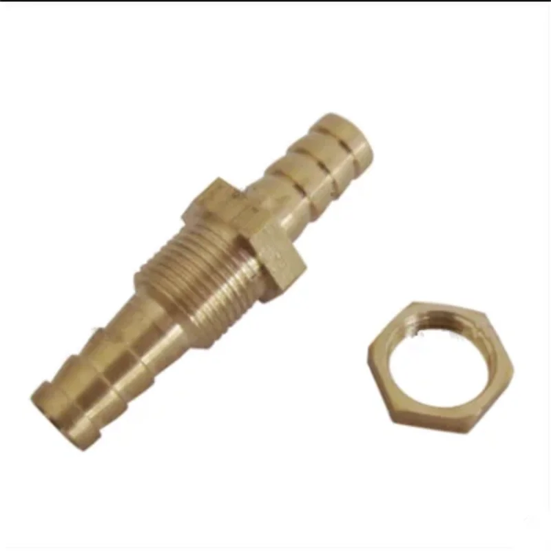 4mm 6mm 8mm 10mm 12mm 14mm 16mm 19mm 25mm Hose Barb Bulkhead Brass Barbed Tube Pipe Fitting Coupler Connector Adapter