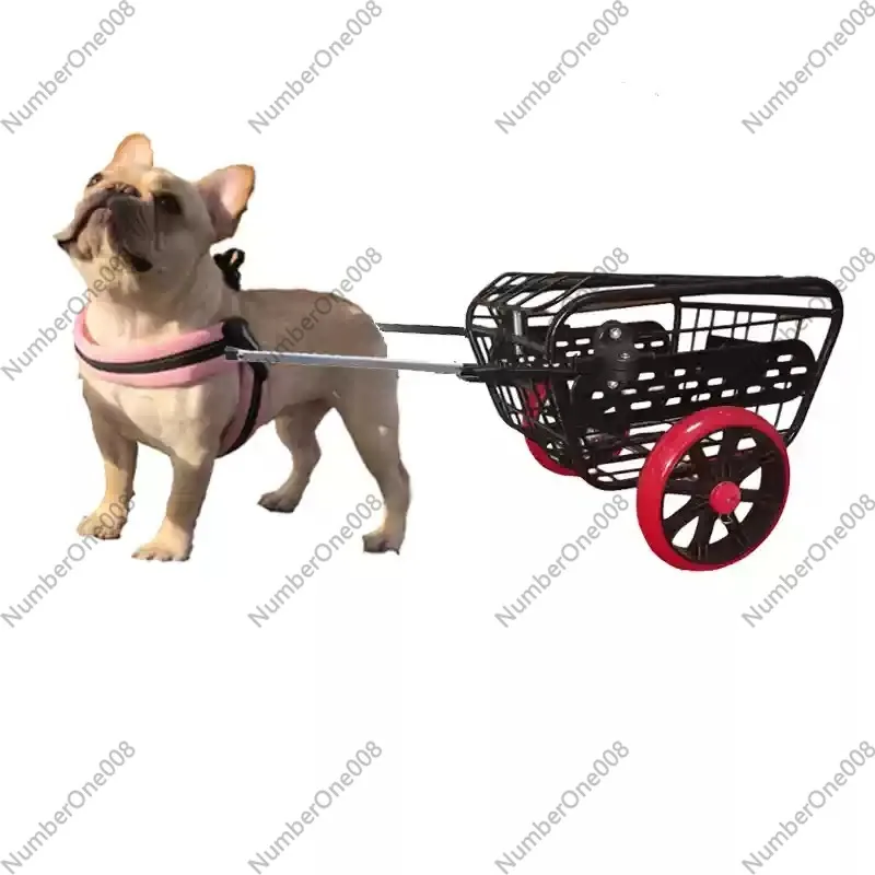 For Small Dog Puppy Pull Cart Pet Trailer10-15 Kg