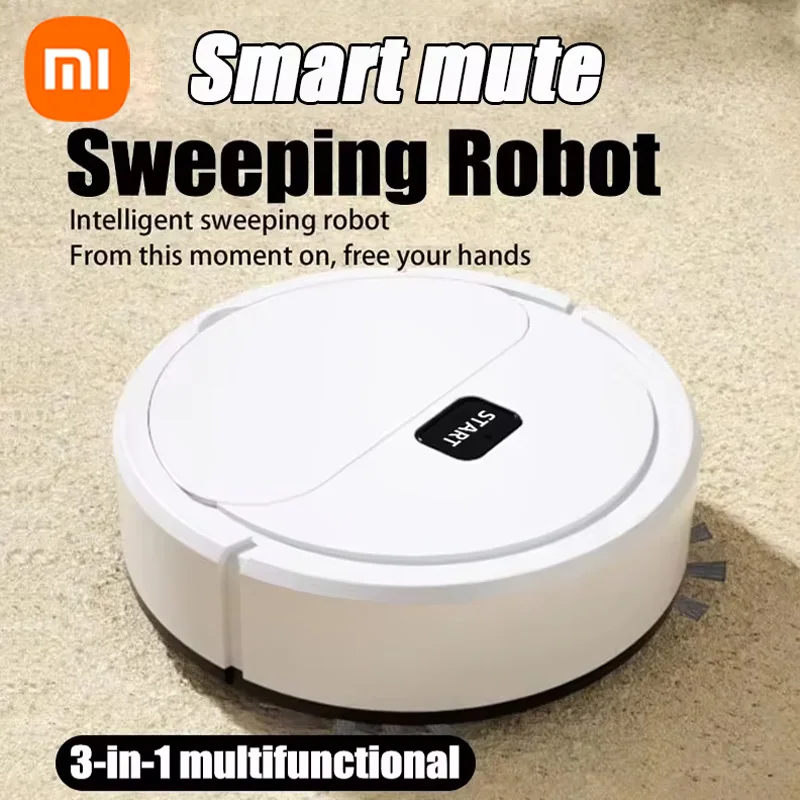 XIAOMI New Fully Automatic Sweeping Robot 3 In1 Sweep Vacuum Cleaner Mopping The Floor Home Smart RC Robot Intelligent Sweeper