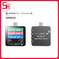 POWER-Z KM003C KT002 USB-C PD Tester Voltmeter PD3.1 QC5.0 Charger Voltage Current Ripple Dual Volt Meter Power Bank Detector