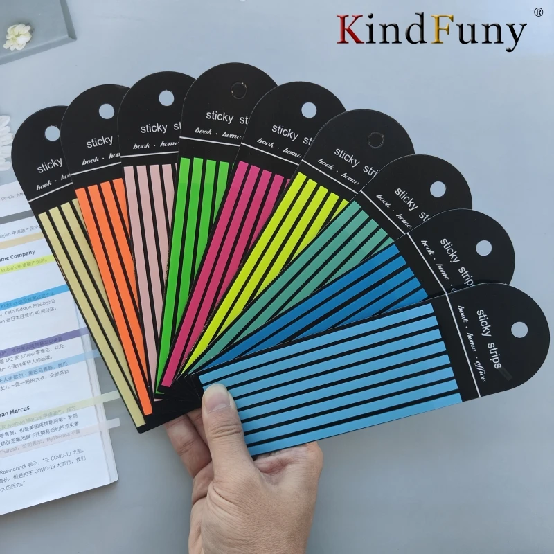 160 Sheets Transparentes Sticky Notes Self-Adhesive Annotation Read Books Bookmarks Tabs Notepad Aesthetic Stationery Index Tabs