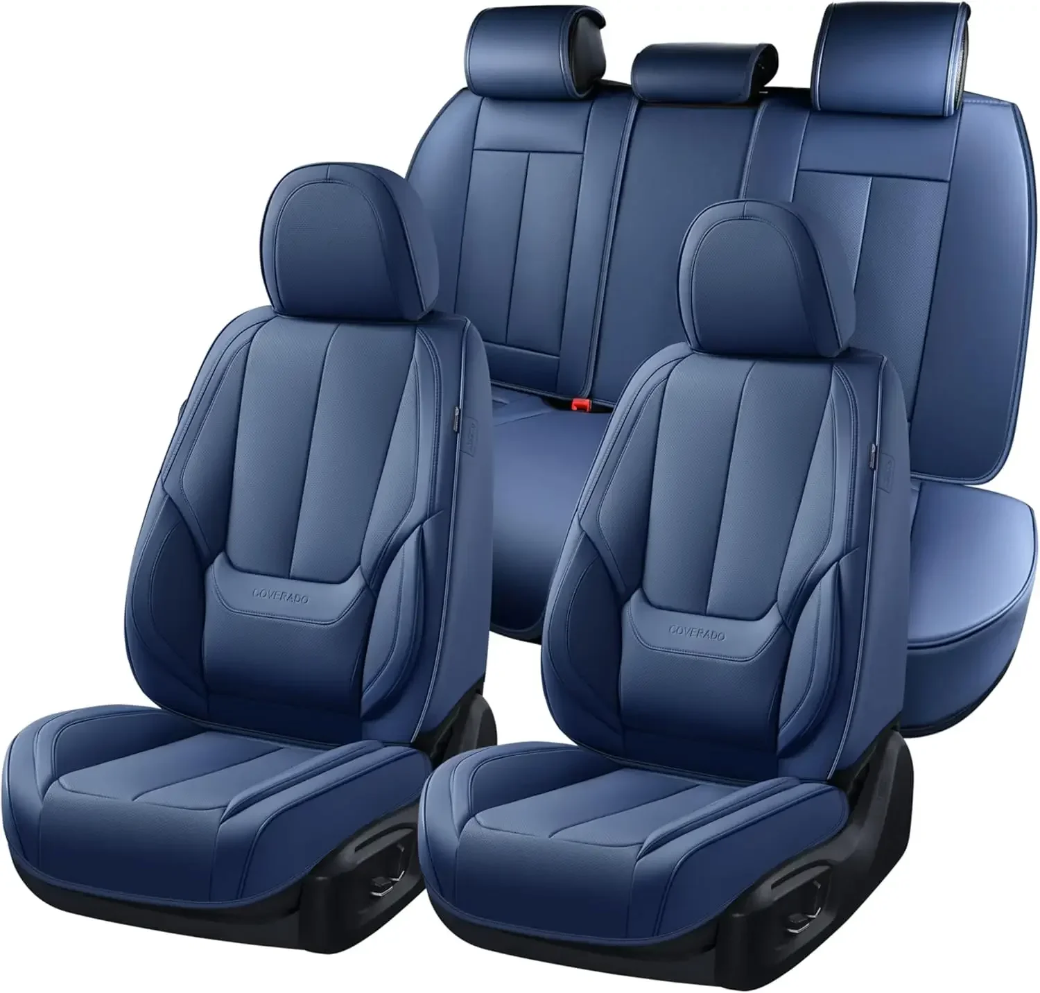 

Полный комплект чехлов для автомобильных сидений, чехлы для передних и задних сидений, водонепроницаемые, кожаные.