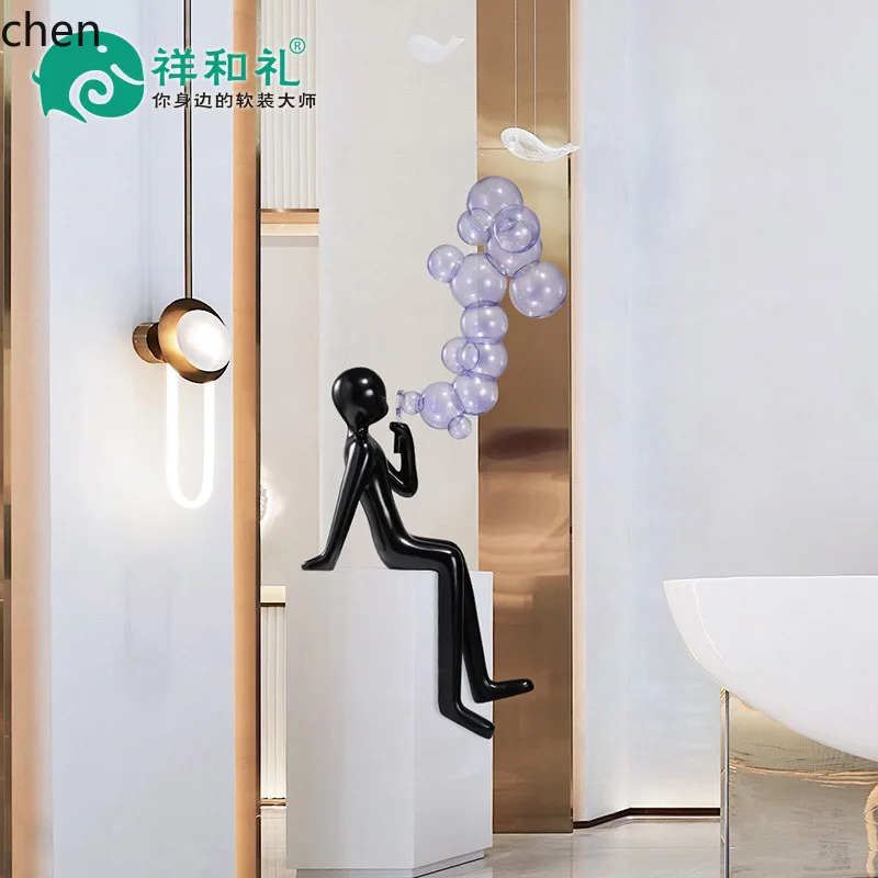 

LXC abstract figure ornament floor-to-ceiling living room entrance decoration high-end sculpture artwork