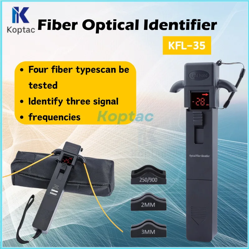 Fiber Optical  Identifier KFL-35 Optical Cable Fiber Orientation Identification Power Detector Signal Direction Tester FTTH