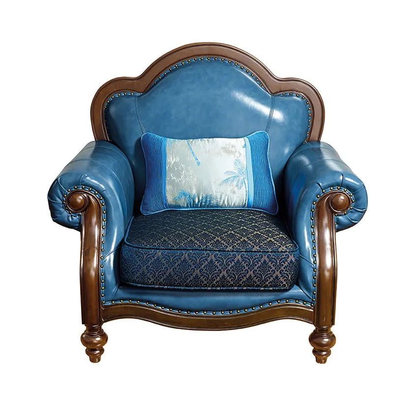 Amerikanisches Sofa aus Rindsleder der ersten Schicht