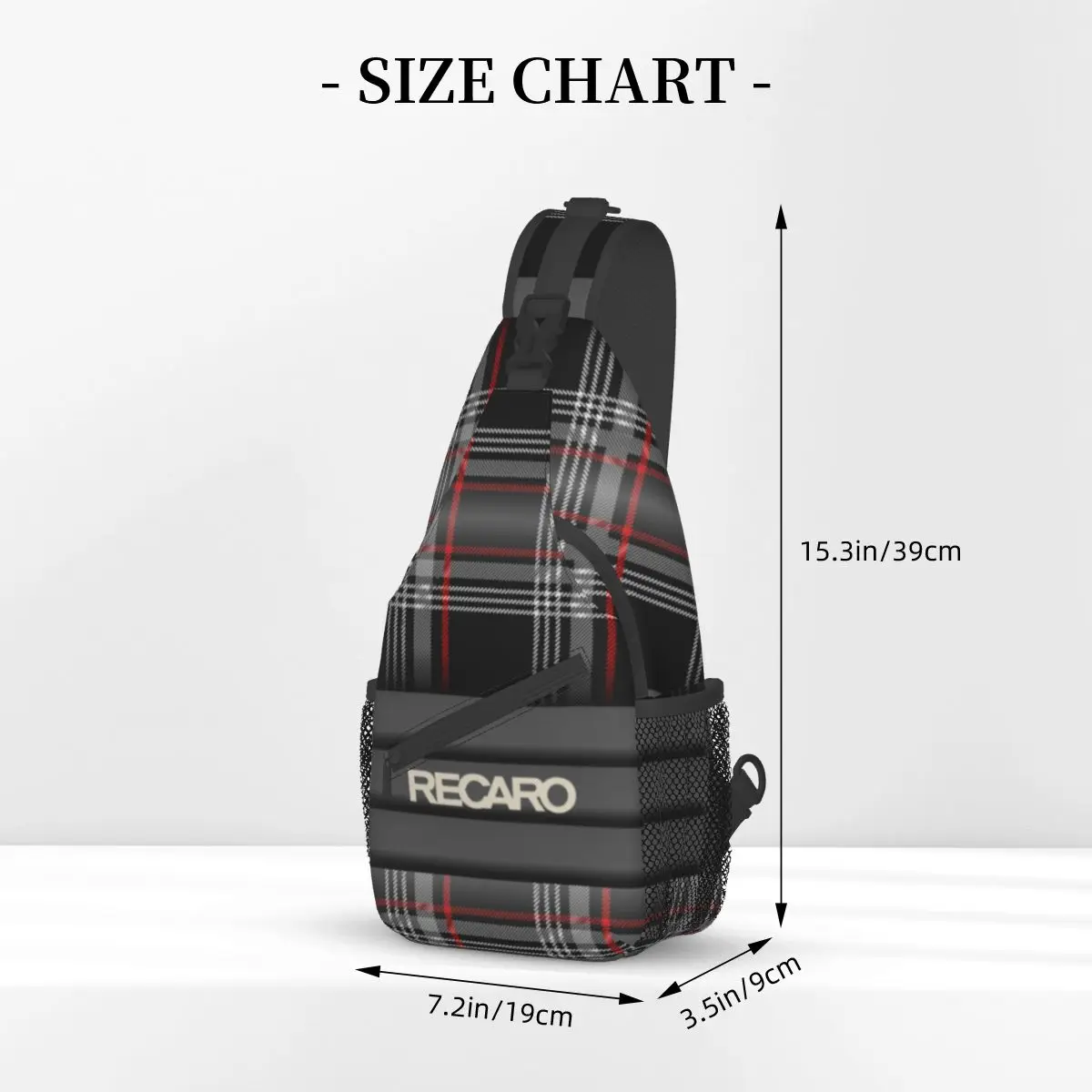 RECARO-bandolera de pecho para hombre y mujer, mochila de hombro para senderismo al aire libre