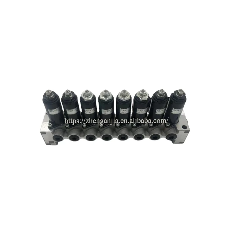 

2025 hot sale SK200-6E Small Plug Solenoid Valve Assembly YN35V00039F1 Include 4PCS YB35V00005F1 3PCS YT35V00013F1 1PCS YB35V00
