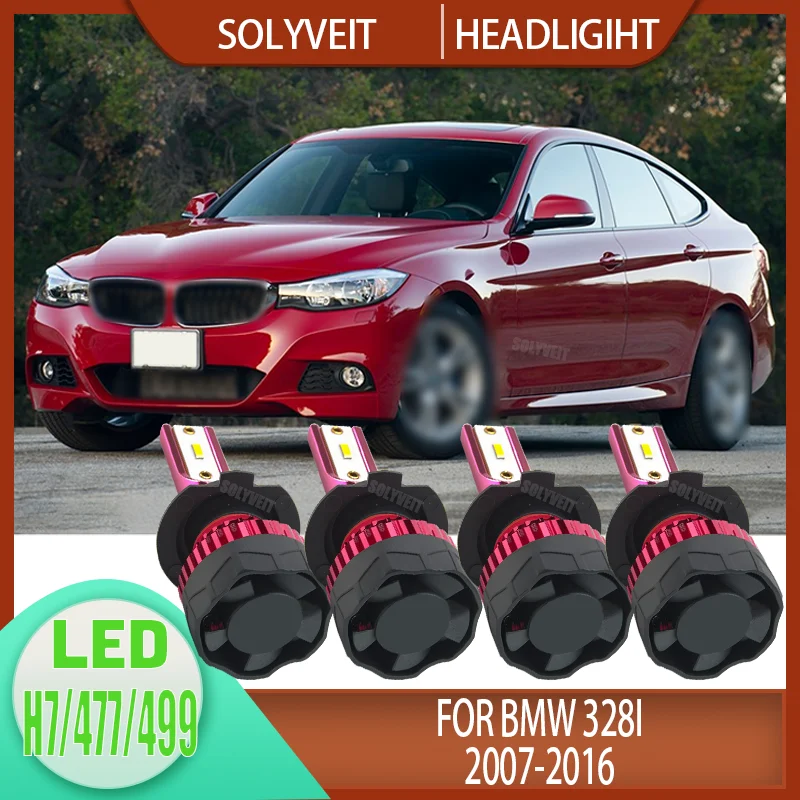 

Long Lifespan 499/477/H7 Car Headlight Combo LED Durable Kit For BMW 328i 2007 2008 2009 2010 2011 2012 2013 2014 2015 2016