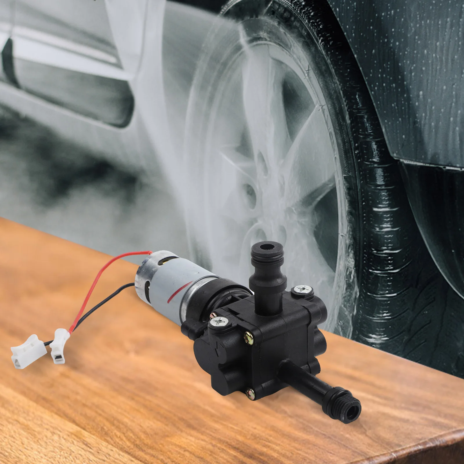 Car Washer Pump High Pressure Car Wash Pump Engineering Plastics Long Service Life Low Noise Self-priming Function