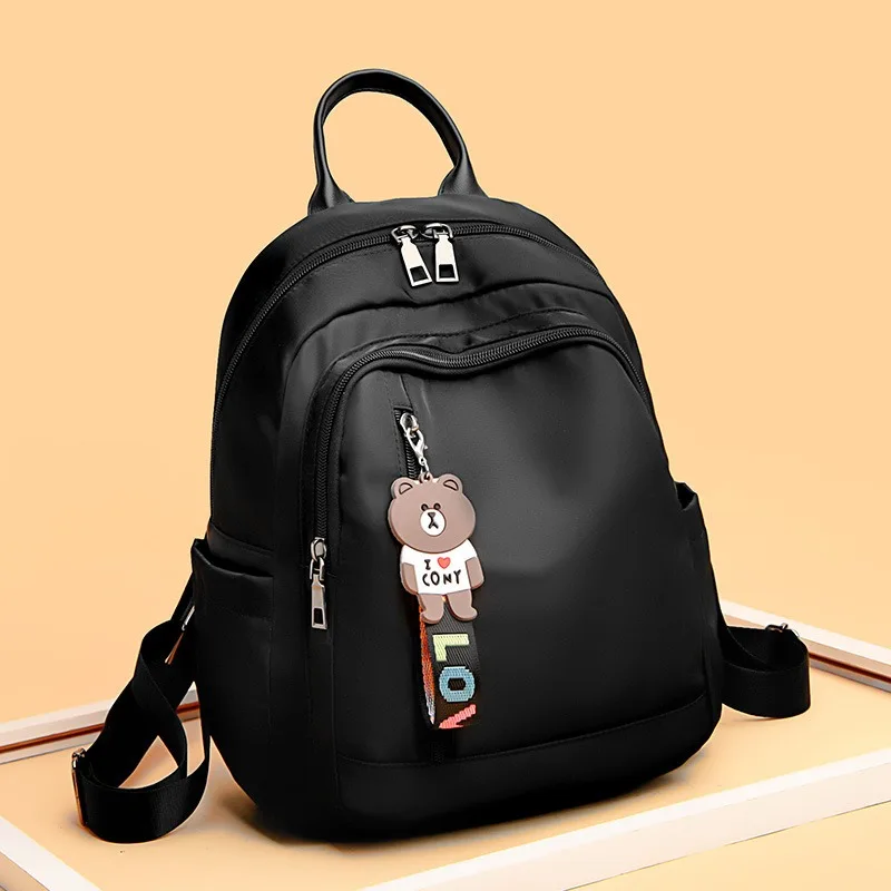 New Season Backpack - Trendy Oxford Rucksack, Casual Small Travel Bag, Fashion Women's Purse