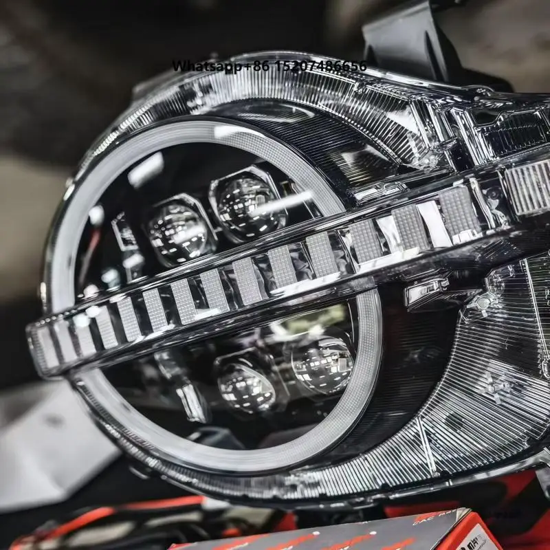 

Hot-selling Four-lens LED Headlight Assembly Suitable for Headlights and Automotive Exterior Accessories.