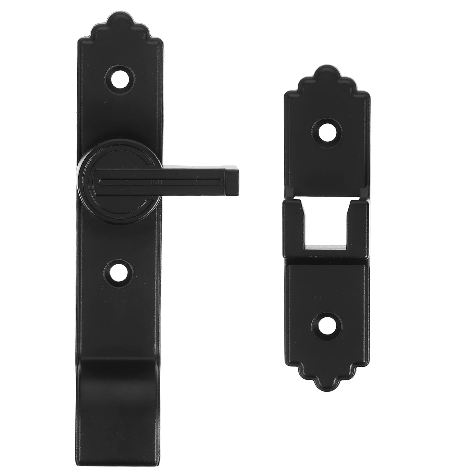 قفل الباب المحمول مزلاج البطاقة لا الحفر قفل أمان الباب الداخلي للحمام الحظيرة شقة تعزيز الأمن