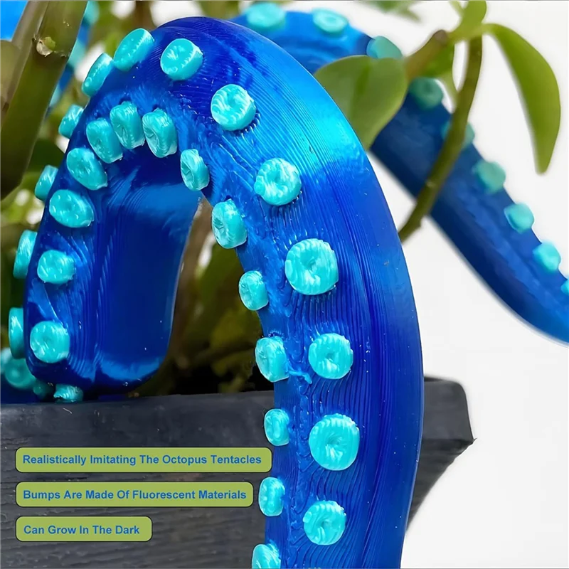 

ABFS 14PCS Seamonster Tentacles Octopus Tentacle Plant Stake Garden Stakes For Plant Decor Octopus Tentacle Stakes B