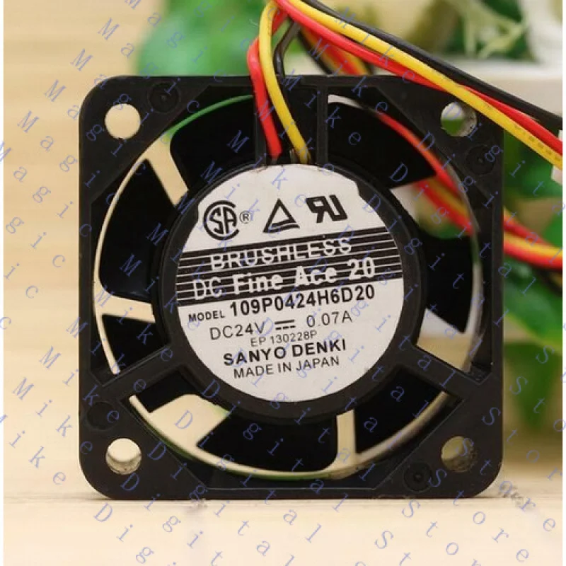 

UU for Sanyo 109P0424H6D20 24V 4020 0.07A 4cm 3 line cooling fan