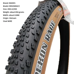 MAXXIS REKON WIRE BEAD REKON RACE BICYCLE TIRE OF MOUNTAIN BIKE TYRE MTB 27.5 29 2.40 2.60 2.25